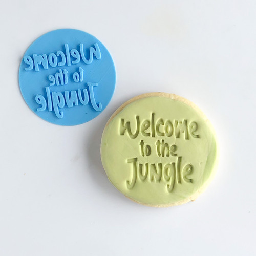 Jungle welcome   Fondant /Cookie Embosser  