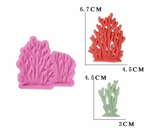 Coral  duo  silicone Mold PM536