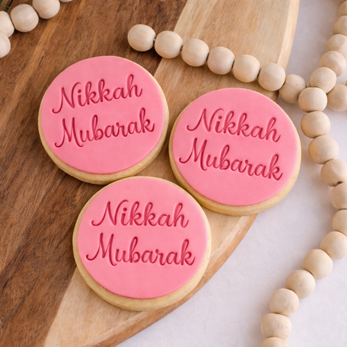 Nikkah Mubarak  Fondant /Cookie Embosser  