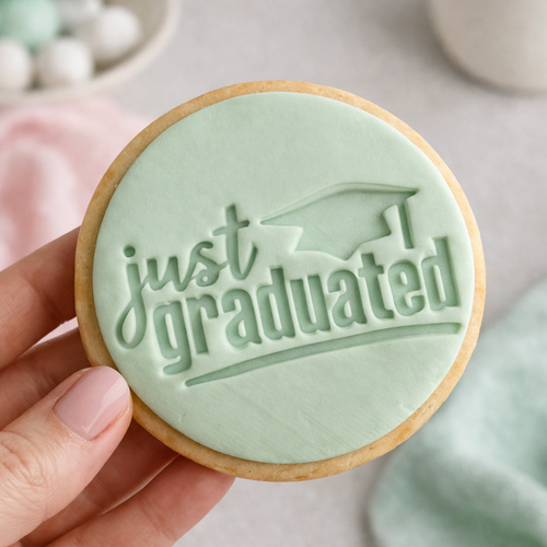 Just Graduated  Fondant /Cookie Embosser  