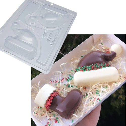 Santa Clause Hat  - 3 Part Mold 