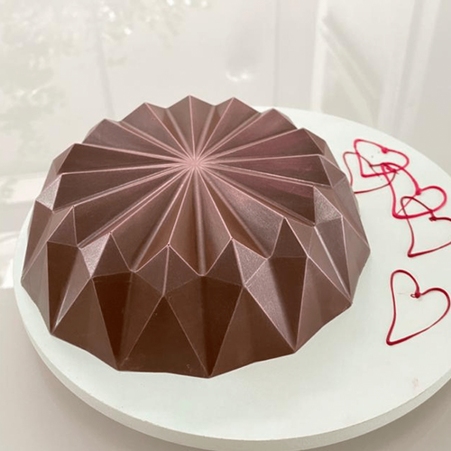 texture cake origami   - 3 Part Mold 