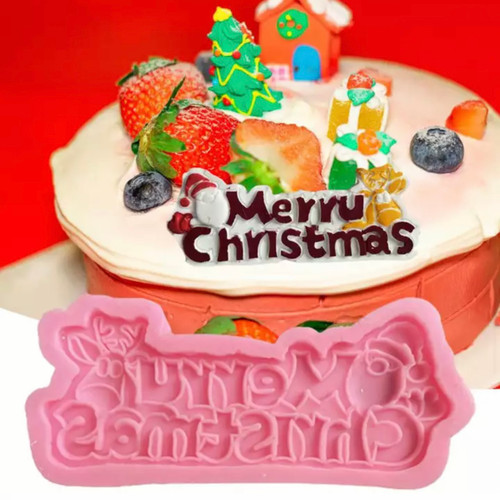 Merry Christmas   silicone Mold   