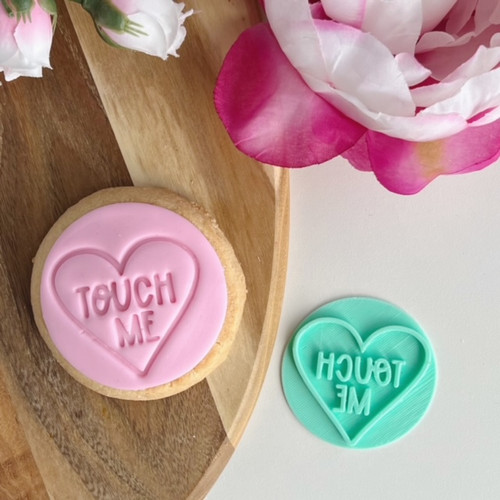 Touch Me  Fondant /Cookie Embosser  