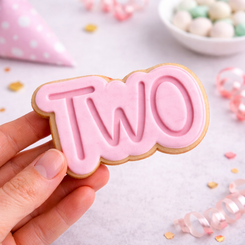 Number Two  stamp and Cutter Set