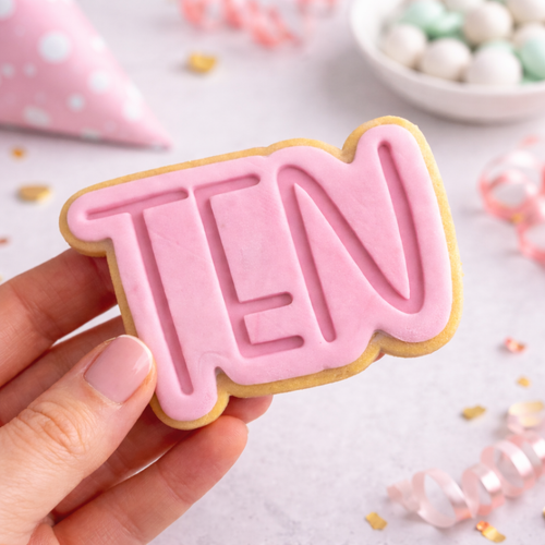 Number Ten stamp and Cutter Set