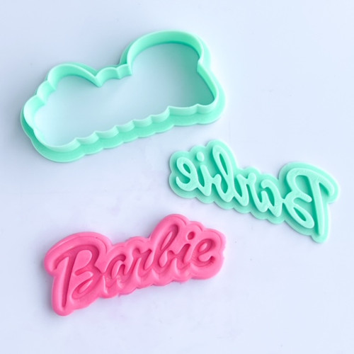 Barbie word Embosser and Cutter Set 