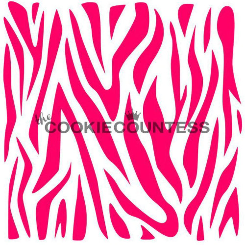Zebra Pattern Stencil Zebra Pattern Stencil