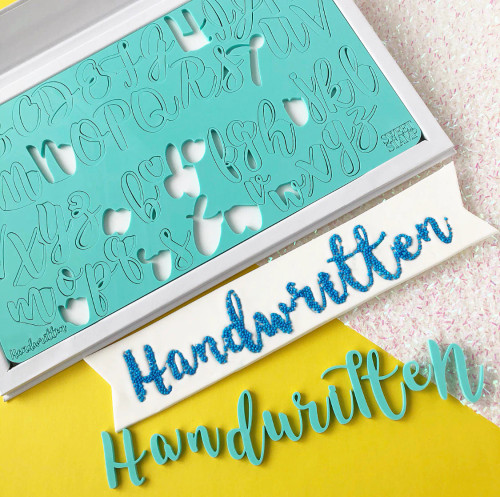  HANDWRITTEN SET-  SWEET STAMP - UPPERCASE & LOWERCASE LETTERING