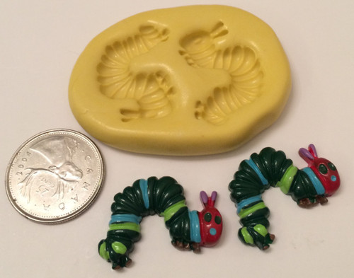 Caterpillar Worm Animal Silicone Mold Set 