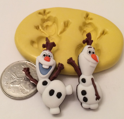 Olaf Frozen Snowman Silicone Mold Set 