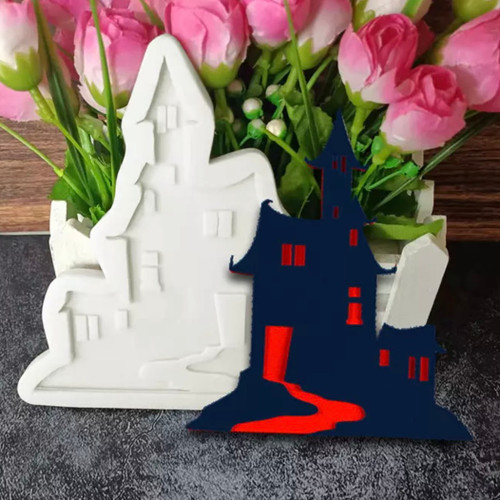 Haunted House silicone Mold 