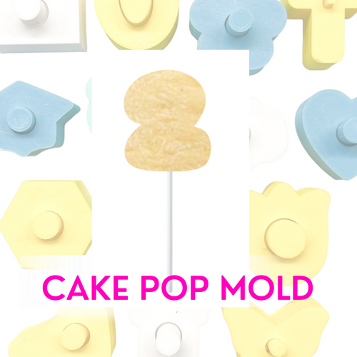 Number 2 chunky Cake Pop Mold 