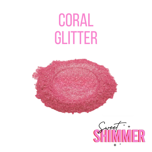 Coral  Edible Glitter 