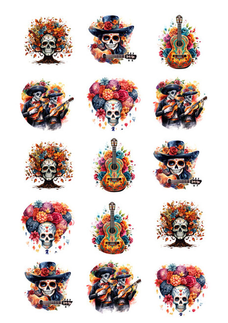 Day of the Dead  edible image - EM632