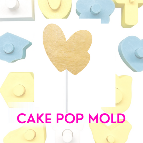 Double heart  Cake  Pop Mold style 2