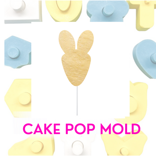 Carrot Bunny ears up Cake Pop Mold Carrot Bunny ears up Cake Pop Mold