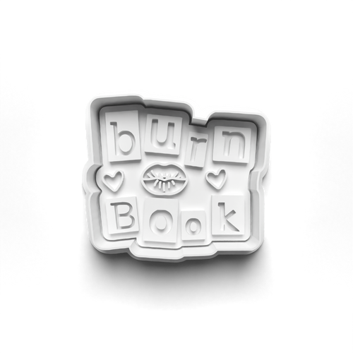 Burn Book  stamp and cookie cutter