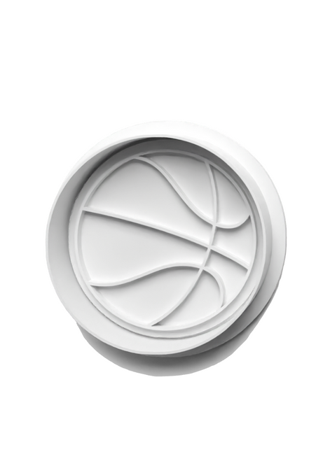 Basketball stamp and cookie cutter 