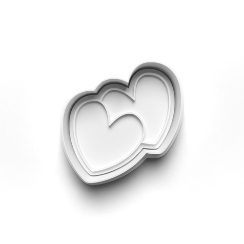 Hearts  stamp and cookie cutter 