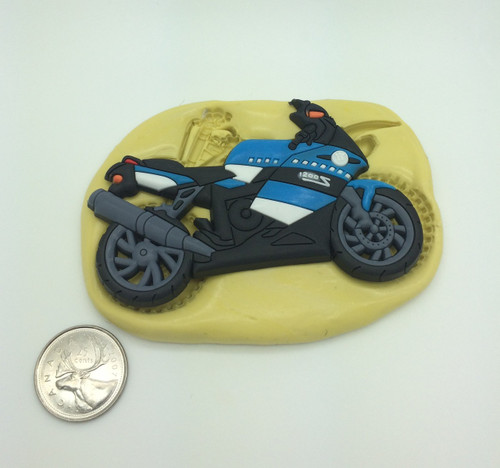 Large Bike Motorcycle Silicone Mold  #3