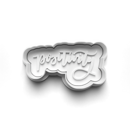 Positivity  stamp and cookie cutter 