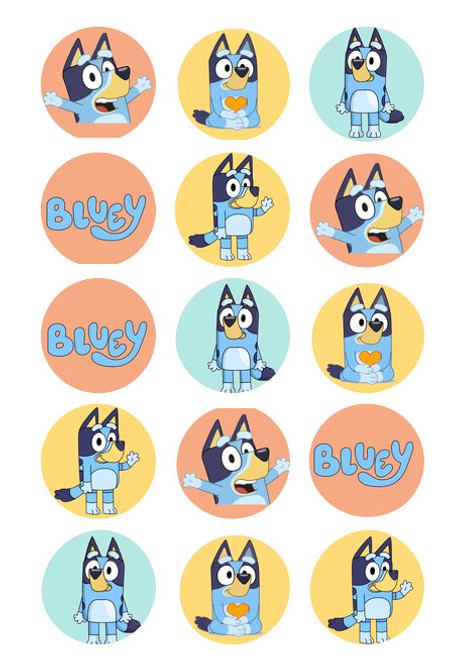 Bluey    edible image  - em861