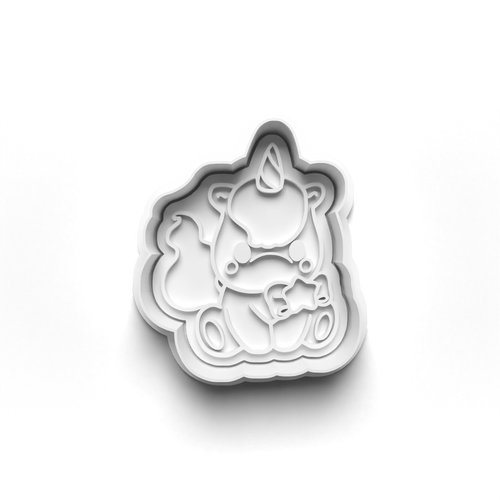  Princess  Horse stamp and cookie cutter cc270