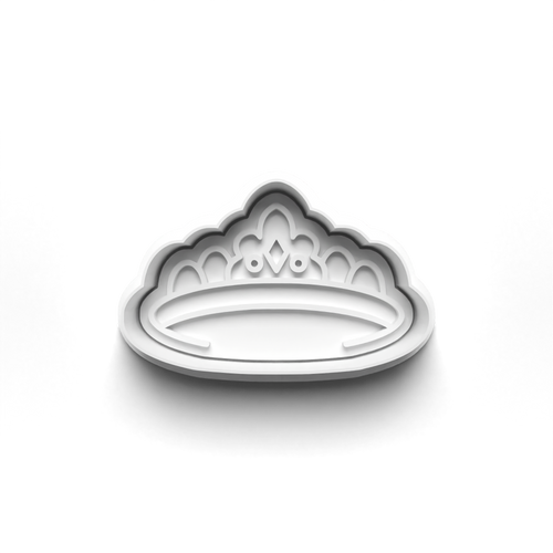   Princess  Crown   stamp and cookie cutter cc272