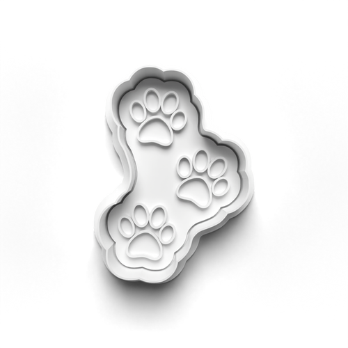 Dog   stamp and cookie cutter cc401