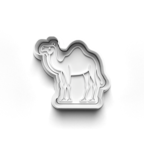 Camel  Animal  stamp and cookie cutter cc427