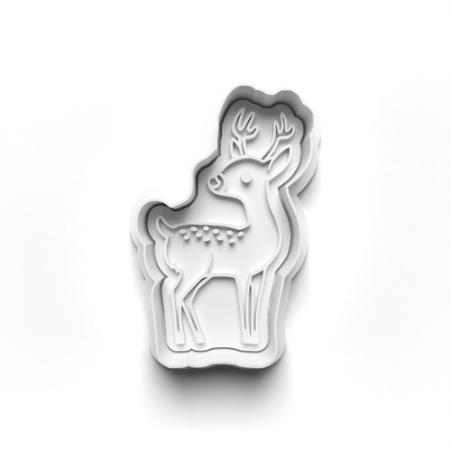 Deer   Animal  stamp and cookie cutter   cc433