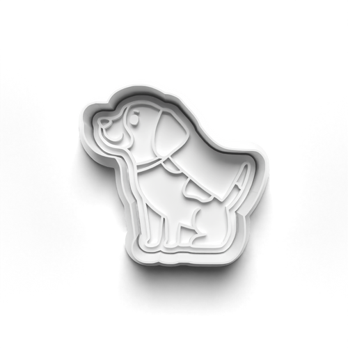 Dog  Animal  stamp and cookie cutter   cc434