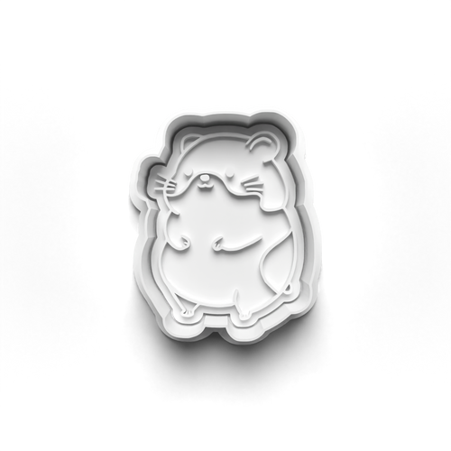 Hamster Animal  stamp and cookie cutter cc446