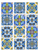 Tile 2.5 " square not cut   - em891