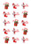 Elf Christmas edible image  - em922