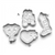 Get well Sick  Stamp Cookie cutter Set  - 0676