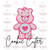 Bear Standing  Valentine Face Cookie Cutter  