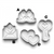 Love Valentine's Day  Stamp Cookie cutter Set  - 0776