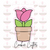 Tulip in pot  Easter Cookie Cutter  