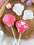 Heart Balloons  Cake pop embosser and Debosser  and cutter Mold Set 