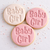 Baby Girl  Fondant /Cookie Embosser  (Fun Font)