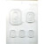 COLLEGIATE LETTER "Q" CHOCOLATE MOLD