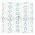 Daisy Chain Pattern Stencil 2 Piece set