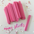 Mini  Pink  Acrylic Cakesicle Sticks