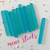 Mini Blue Sparkle  Acrylic Cakesicle Sticks