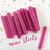  Mini Pink  Sparkle Acrylic Cakesicle Sticks