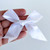 White Bows Satin Pretied  10pc 