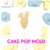 Carrot Bunny with ears   Cake Pop Mold 