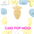  Carrot  Cake Pop Mold 